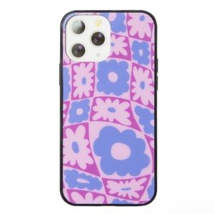 Micase Pink and Purple Flower Case